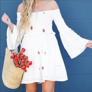 FREE PEOPLE Counting Daisies Mini Dress Size Small